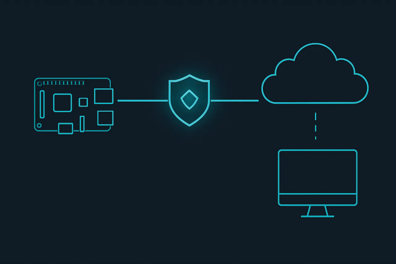 Network architecture diagram showing isolated torrent device with VPN encryption