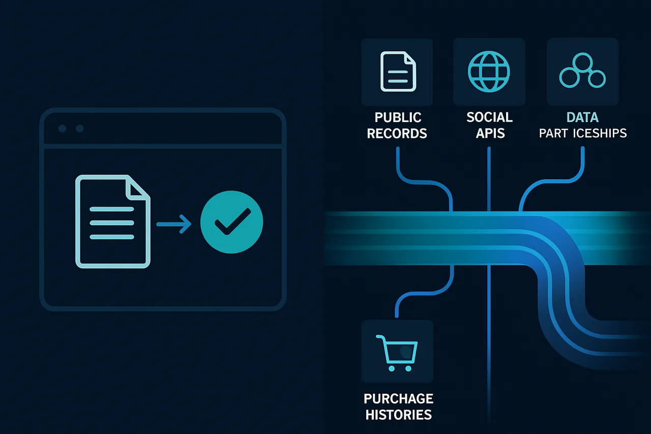 Side-by-side comparison of data removal versus automated data collection pipelines