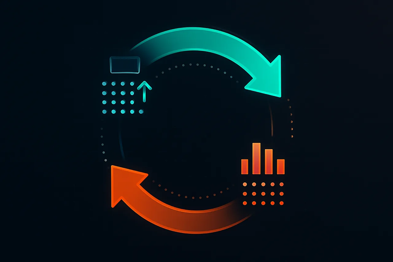 Circular timeline diagram illustrating the removal and re-addition cycle of personal data on broker sites