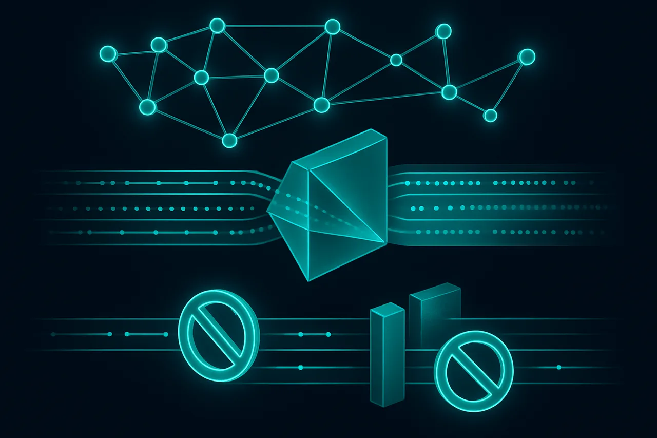 Diagram showing three layers of ISP blocking techniques: network infrastructure, deep packet inspection, and IP blocking
