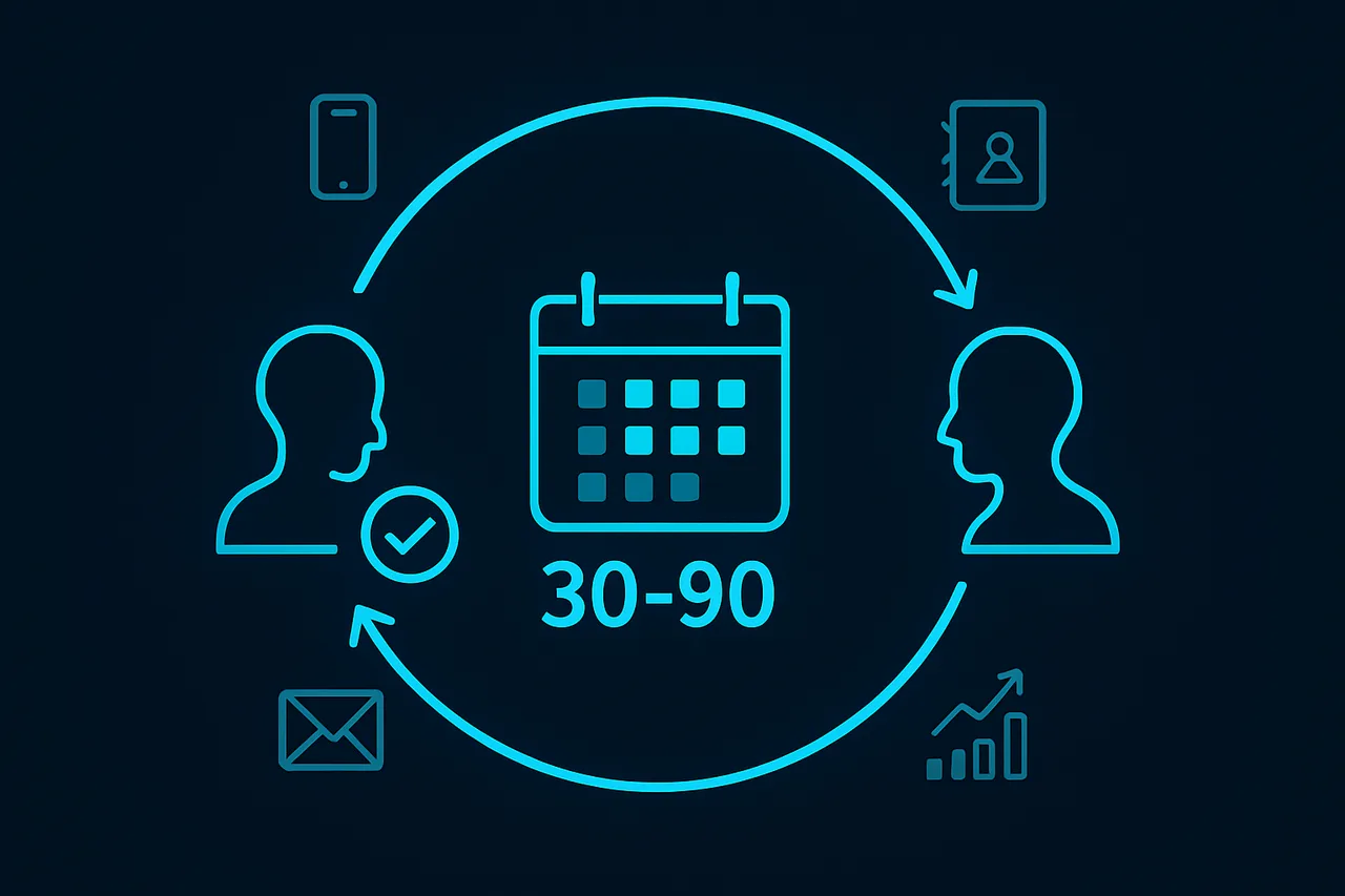 Circular diagram illustrating the data reappearance cycle: removal leading to reappearance within 30-90 days