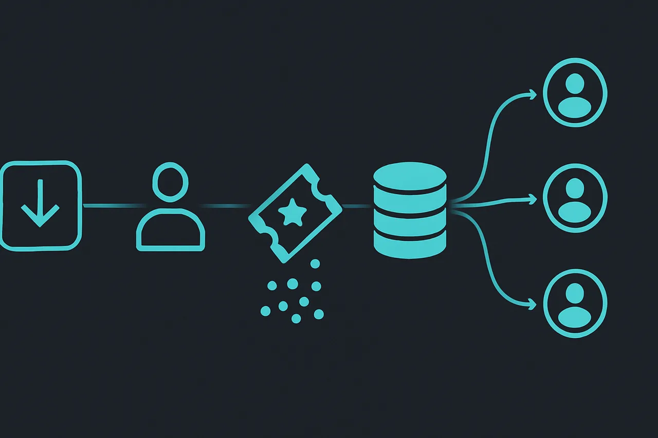 Timeline showing how phone numbers leak through everyday online activities